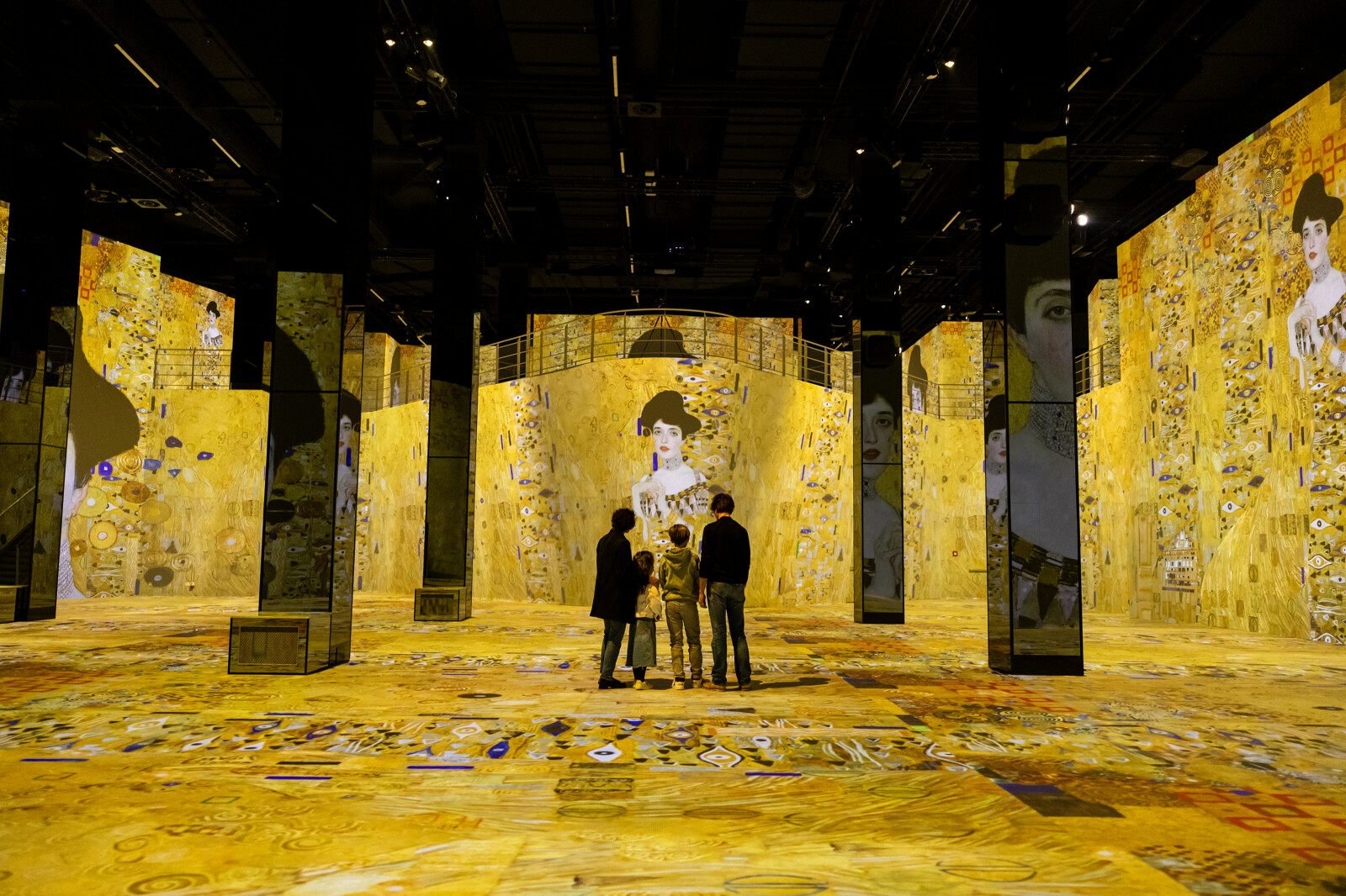 exposition immersive klimt or famille